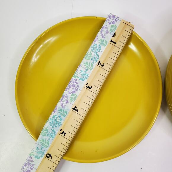 Vtg Melmac Harvest Gold Dishes Lot of 12 Melamine Bowls Platters 1 cup - Picture 5 of 15